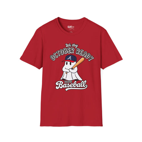 Atlanta Braves October Ready Halloween baseball T-shirt