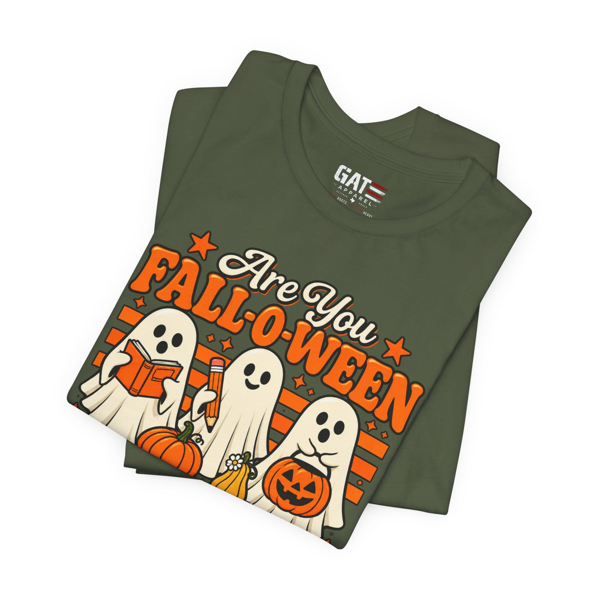 Halloween Teacher Shirt – Are You Falloween Directions? – product photo