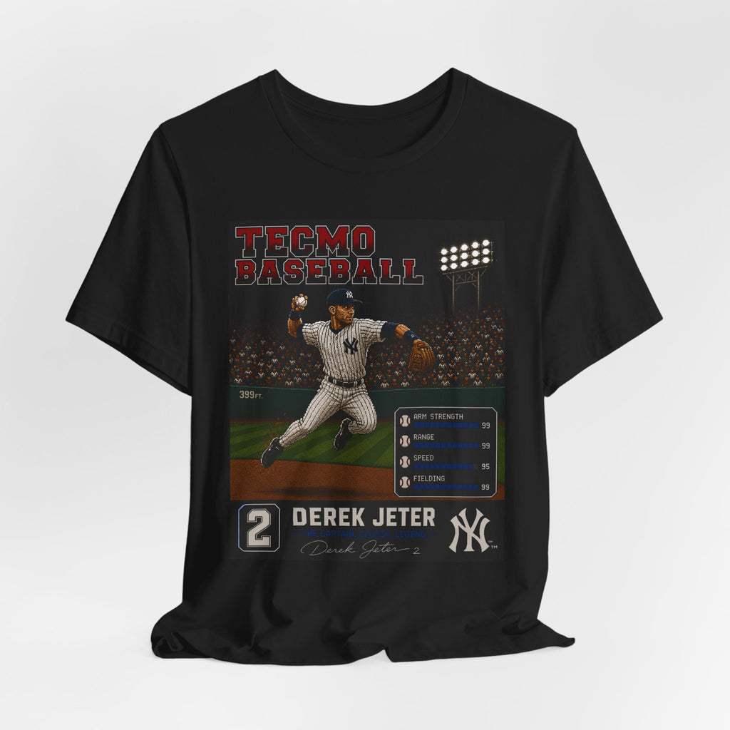 Custom Tecmo Baseball Shirt Personalized Player Tee Retro 8 Bit Baseball Shirt Vintage Video Game Style Gift