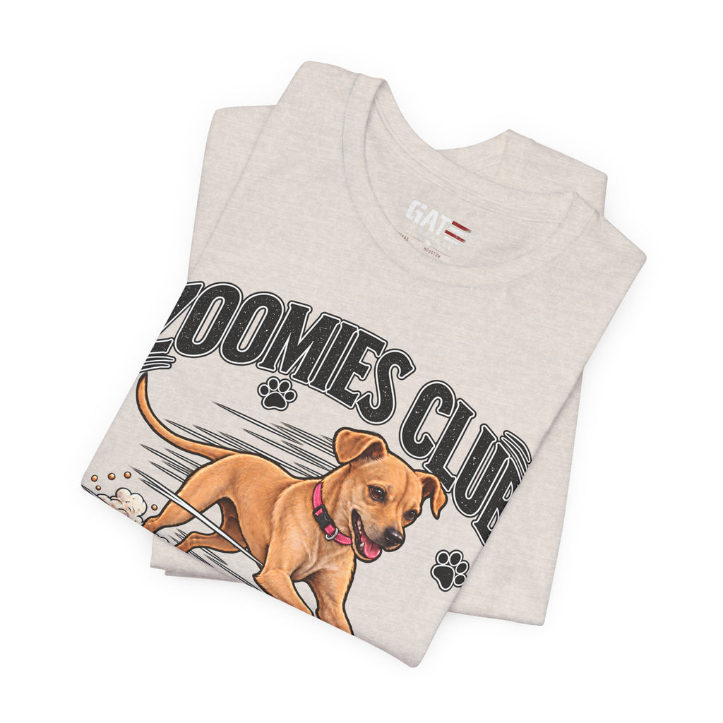 Personalized Zoomies Club Dog Shirt | Custom Pet Tee