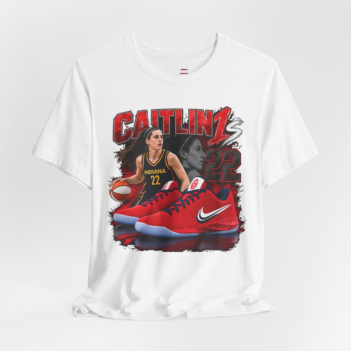 Caitlin Clark Caitlin 1s USA Reds Sneaker Shirt