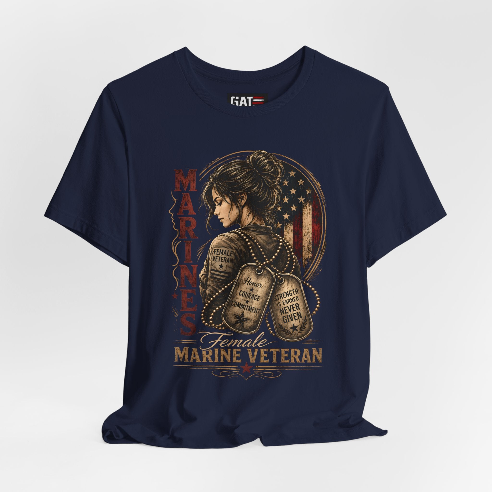 Female Marine Veteran Shirt Women Veteran Tee, Female Veteran Gift, Patriotic Military Shirt Women