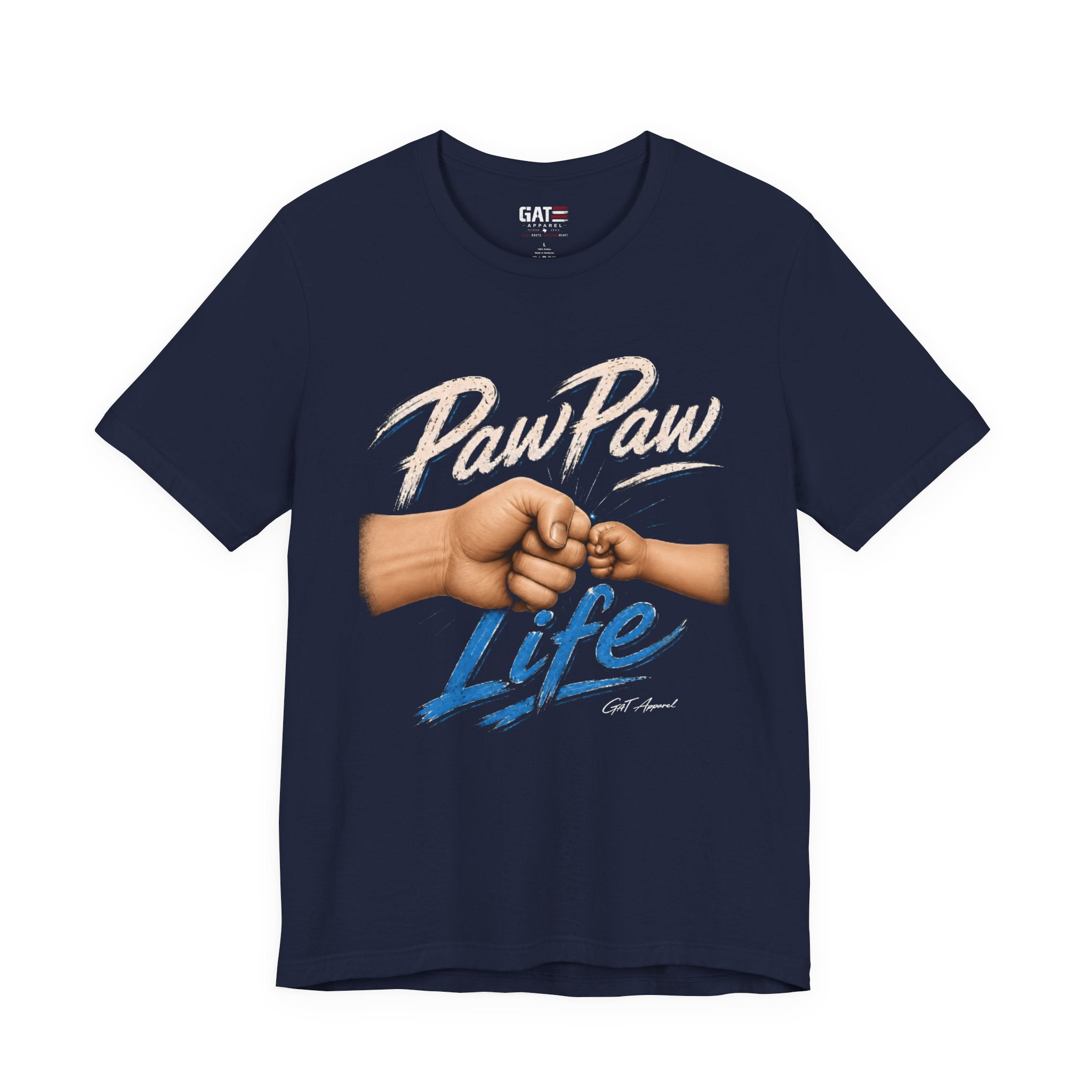PawPaw Life Style 4 fist bump T-Shirt | Grandfather Papa family tee