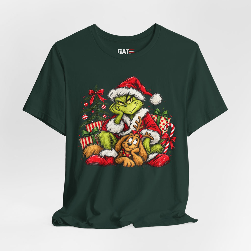 Grinch Christmas Graphic T-Shirt - product mockup view 37