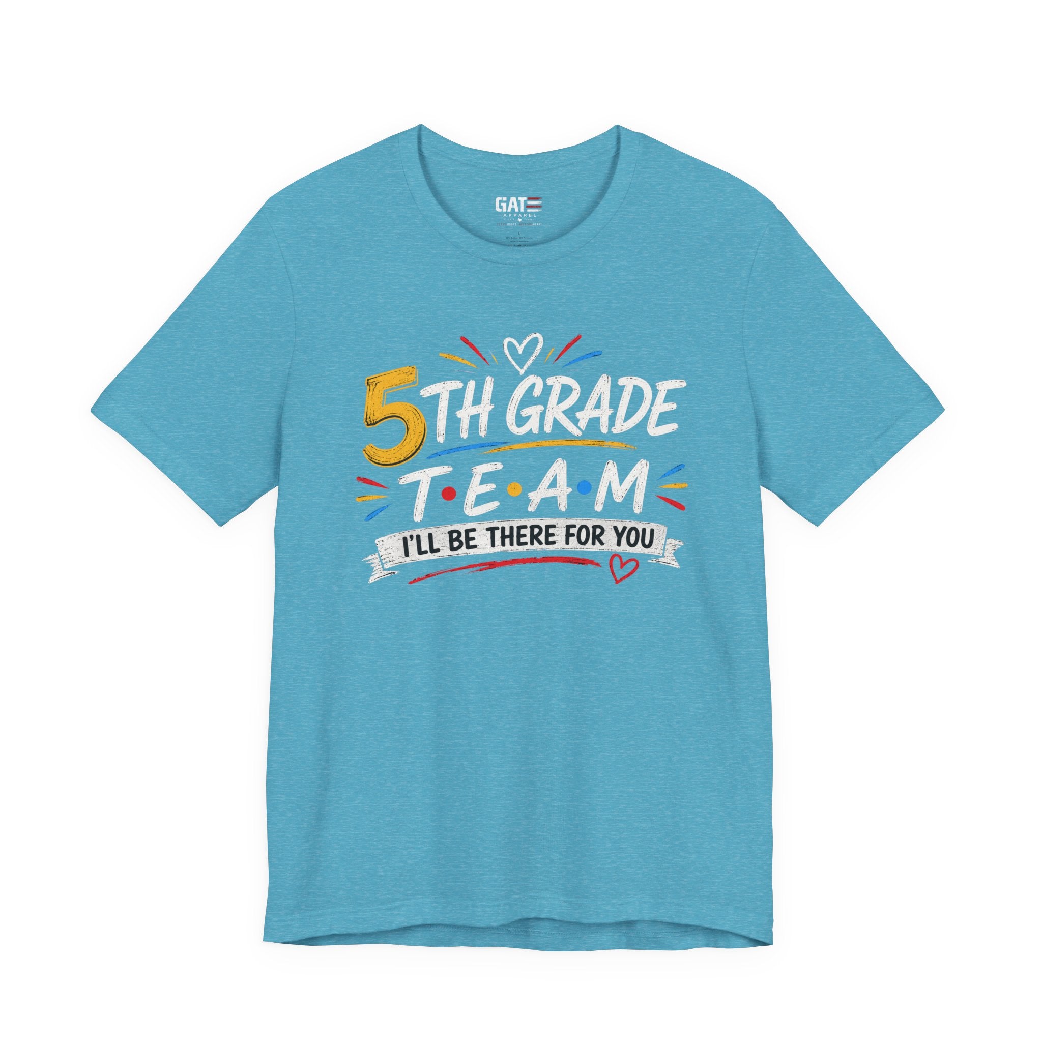 5th Grade Team Tee, Teacher Squad Shirt, Color Dot Inspired Teacher Shirt, Grade Level Team Gift, School Staff Apparel, Friends Theme