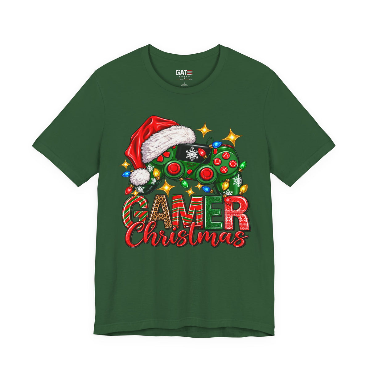 Gamer Christmas T-Shirt | Holiday Gaming Graphic Tee - product image 2