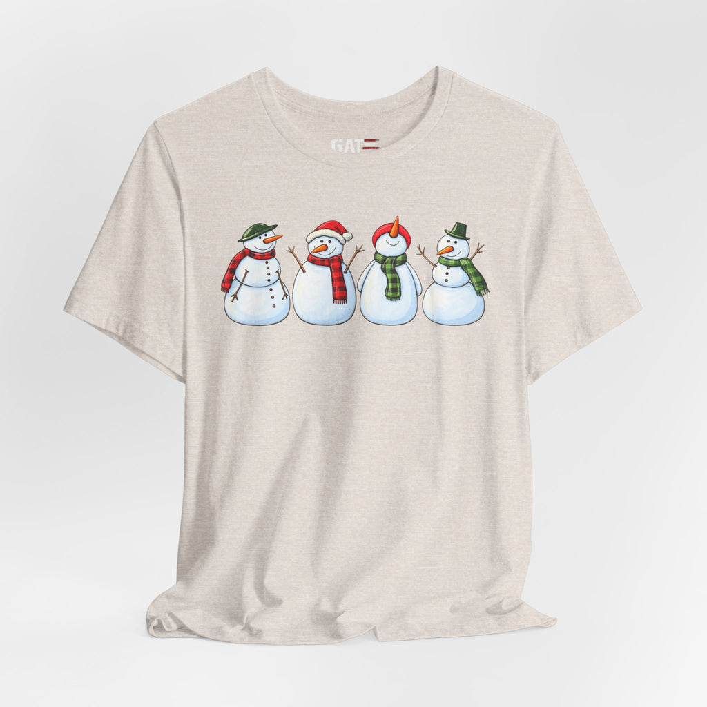 Snowman Winter Graphic T-Shirt - product mockup view 22