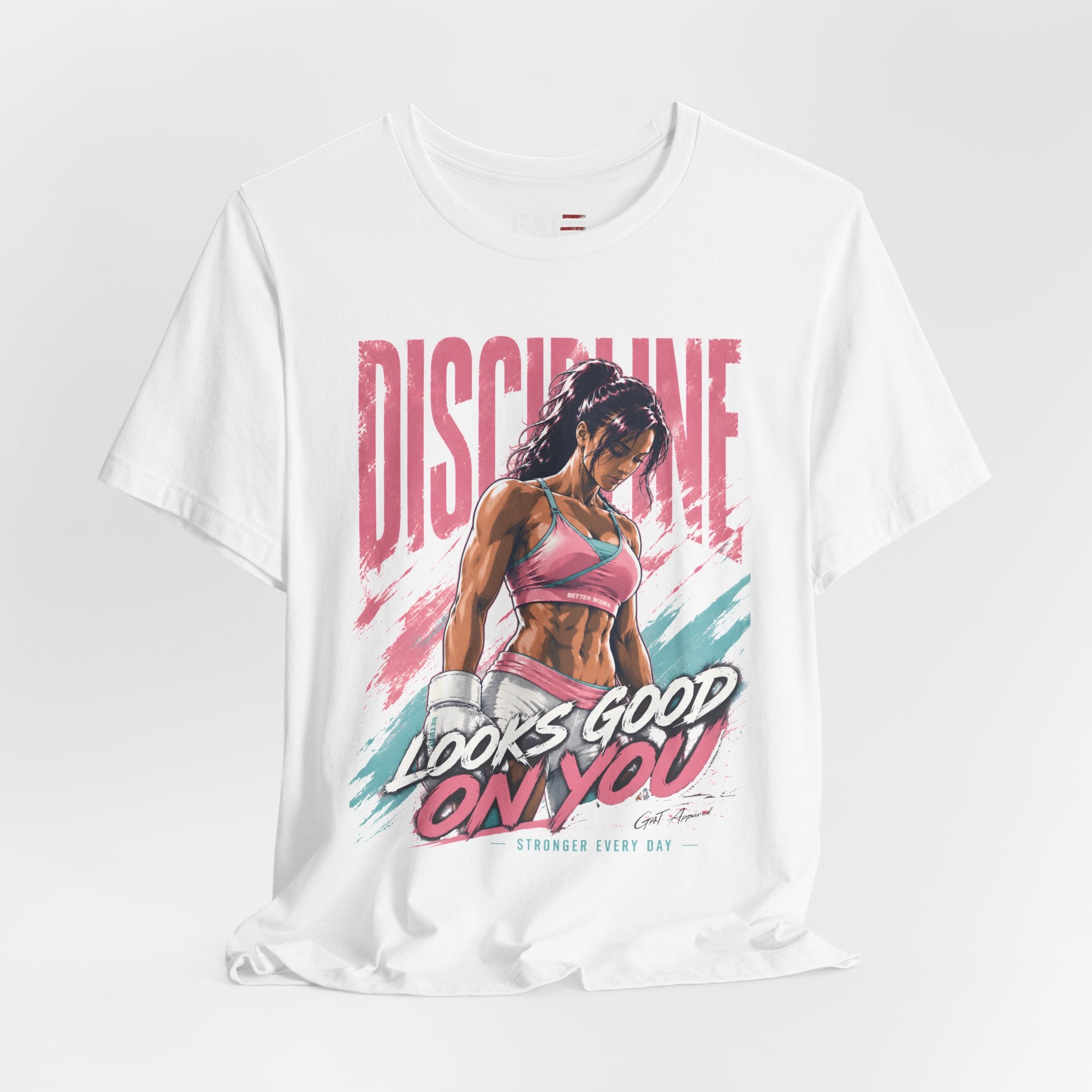 Discipline Looks Good On You Shirt, Women's Gym Shirt, Motivational Workout Tee, Fitness Graphic T Shirt, Cute Gym Apparel, Weightlifting