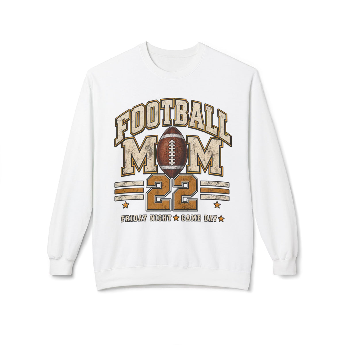 Personalized Football Mom Crewneck Sweatshirt | Custom Player Name & Number