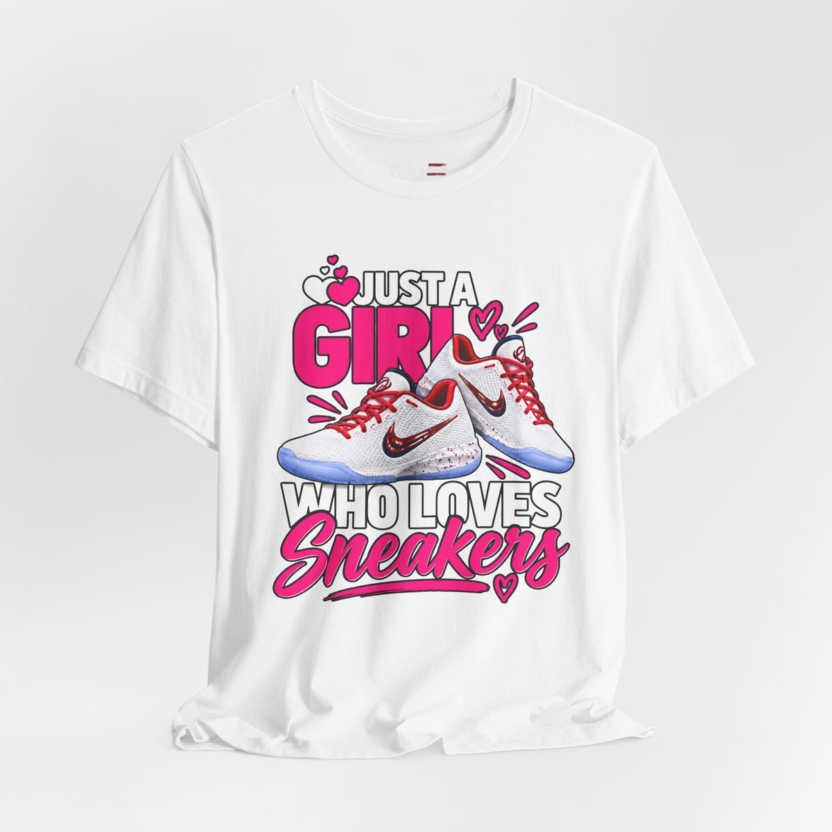 Caitlin Clark Caitlin 1s Just a Girl Sneaker Shirt | Style 4