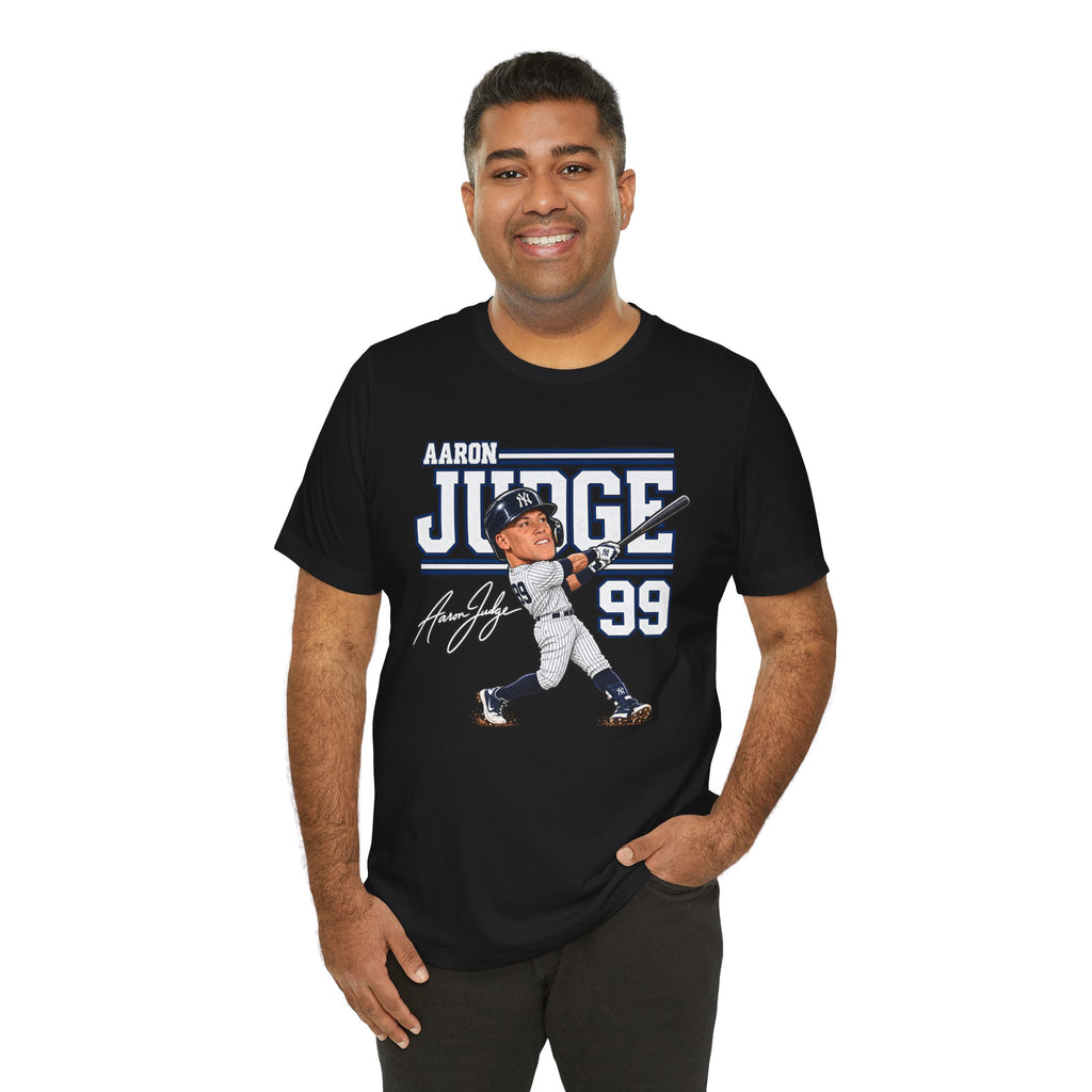 Aaron Judge Big Head Baseball Graphic Shirt – New York #99 Fan Tee