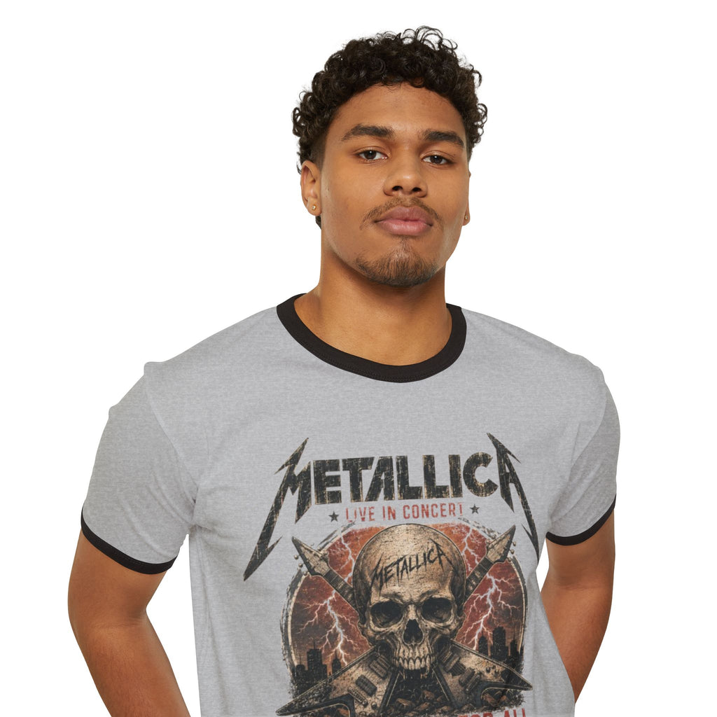 Metallica "And Justice for All" Skull Ringer T-Shirt