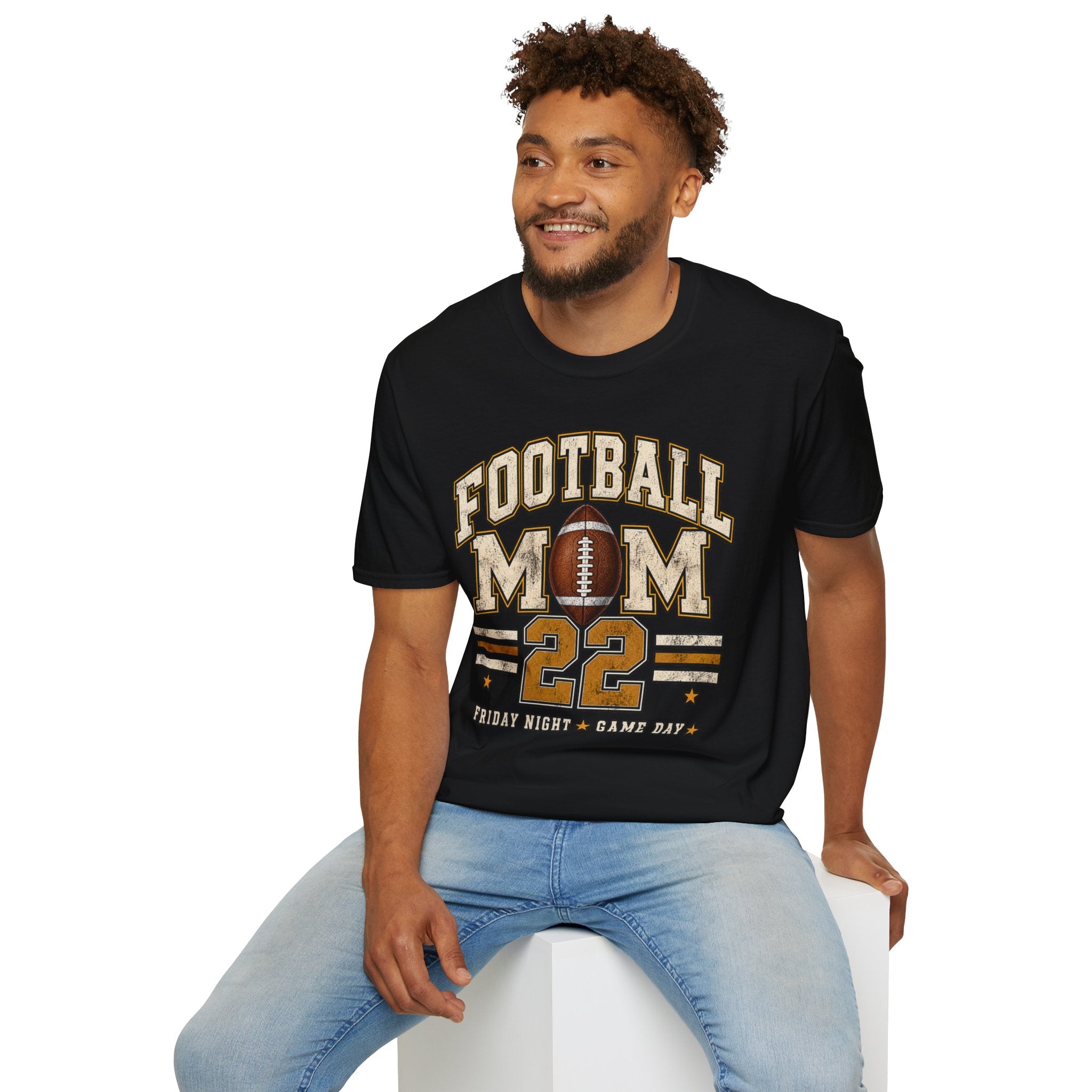 Football Mom Personalized Shirt Custom Player Name Number Game Day Tee