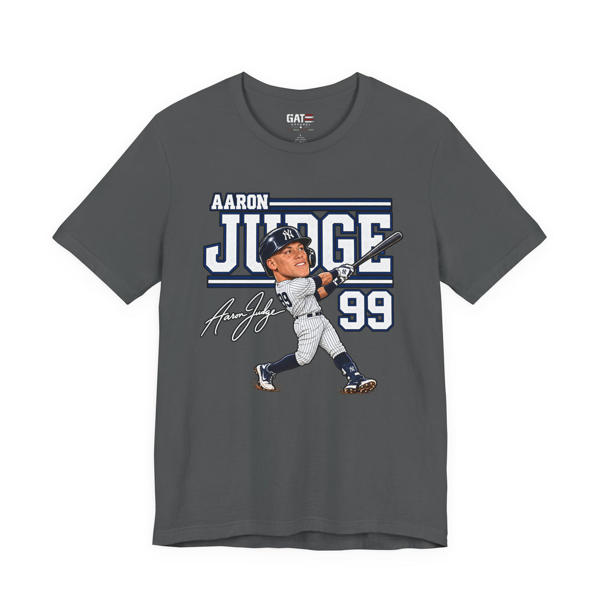 Aaron Judge Big Head Baseball Graphic Shirt – New York #99 Fan Tee