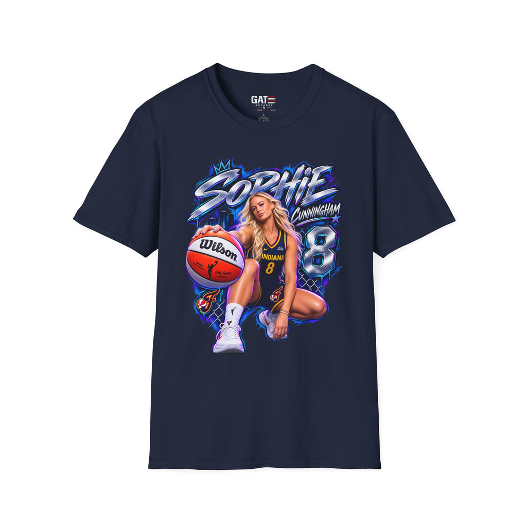Sophie Cunningham Indiana Fever Shirt WNBA Basketball Graphic Tee