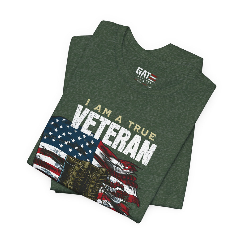 Veteran Shirt My Oath Never Expires, Proud Veteran Tee, Military Boots American Flag Shirt, Patriotic Veteran Gift for Men or Women