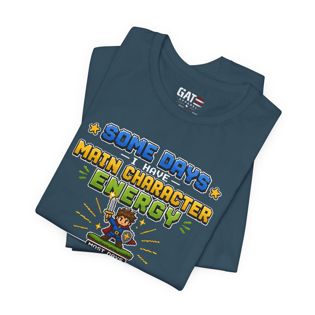 Main Character Energy Shirt | Retro Gaming Tee