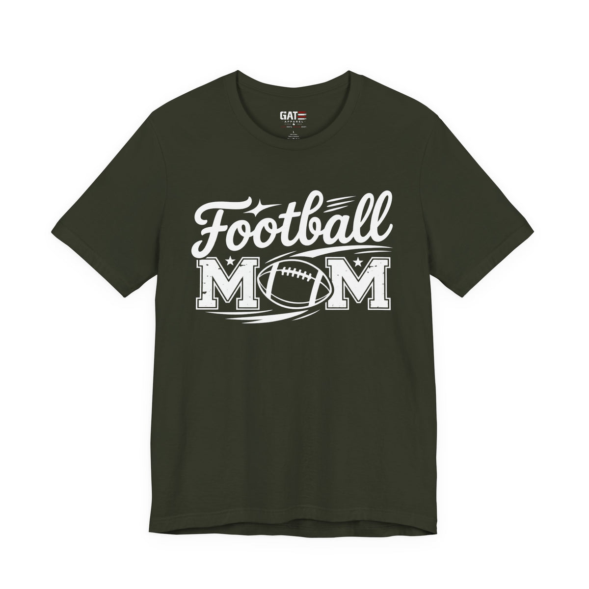Personalized Football Mom Shirt | Name & Number Tee Style 7