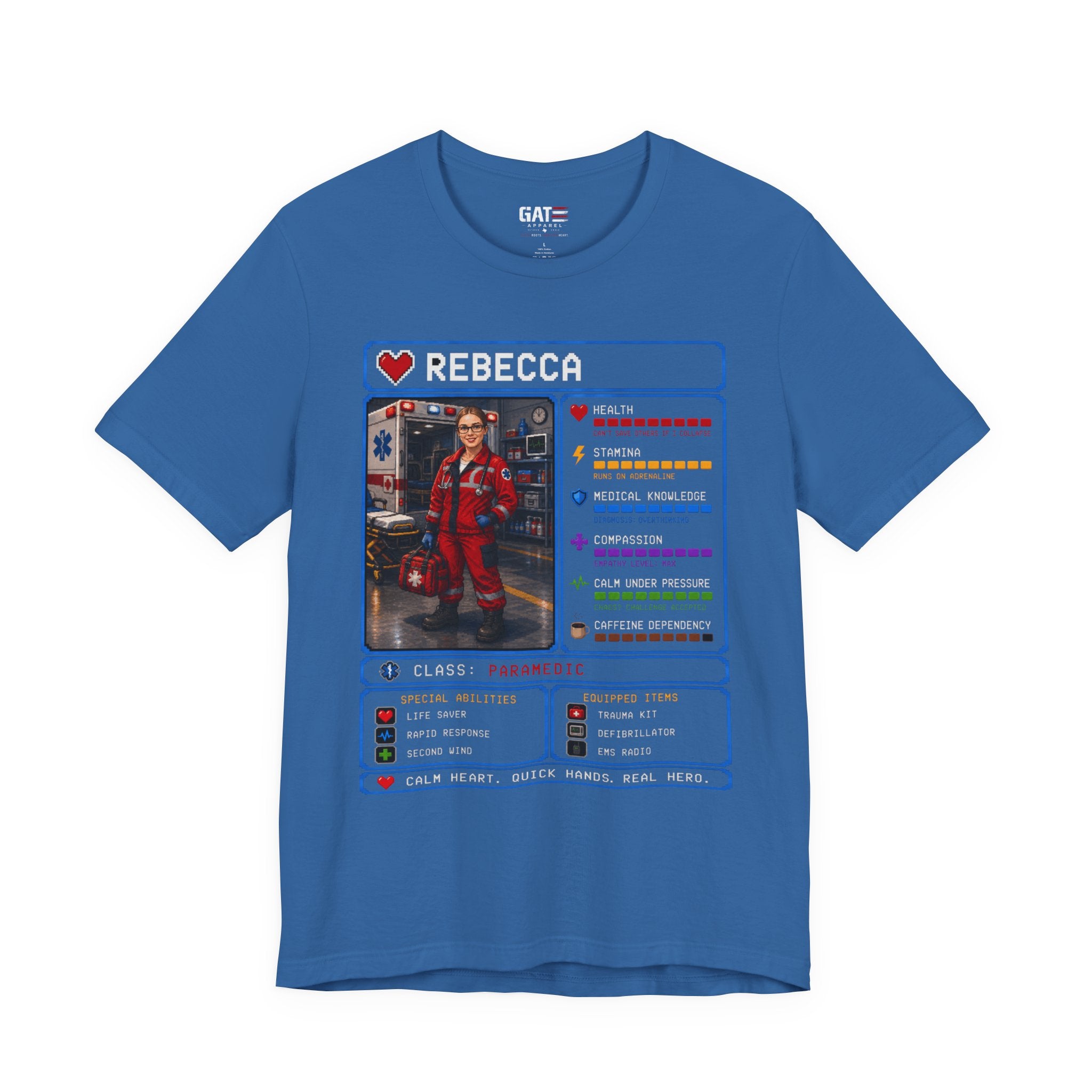 Custom Paramedic RPG Character Shirt | Personalized EMT Gift