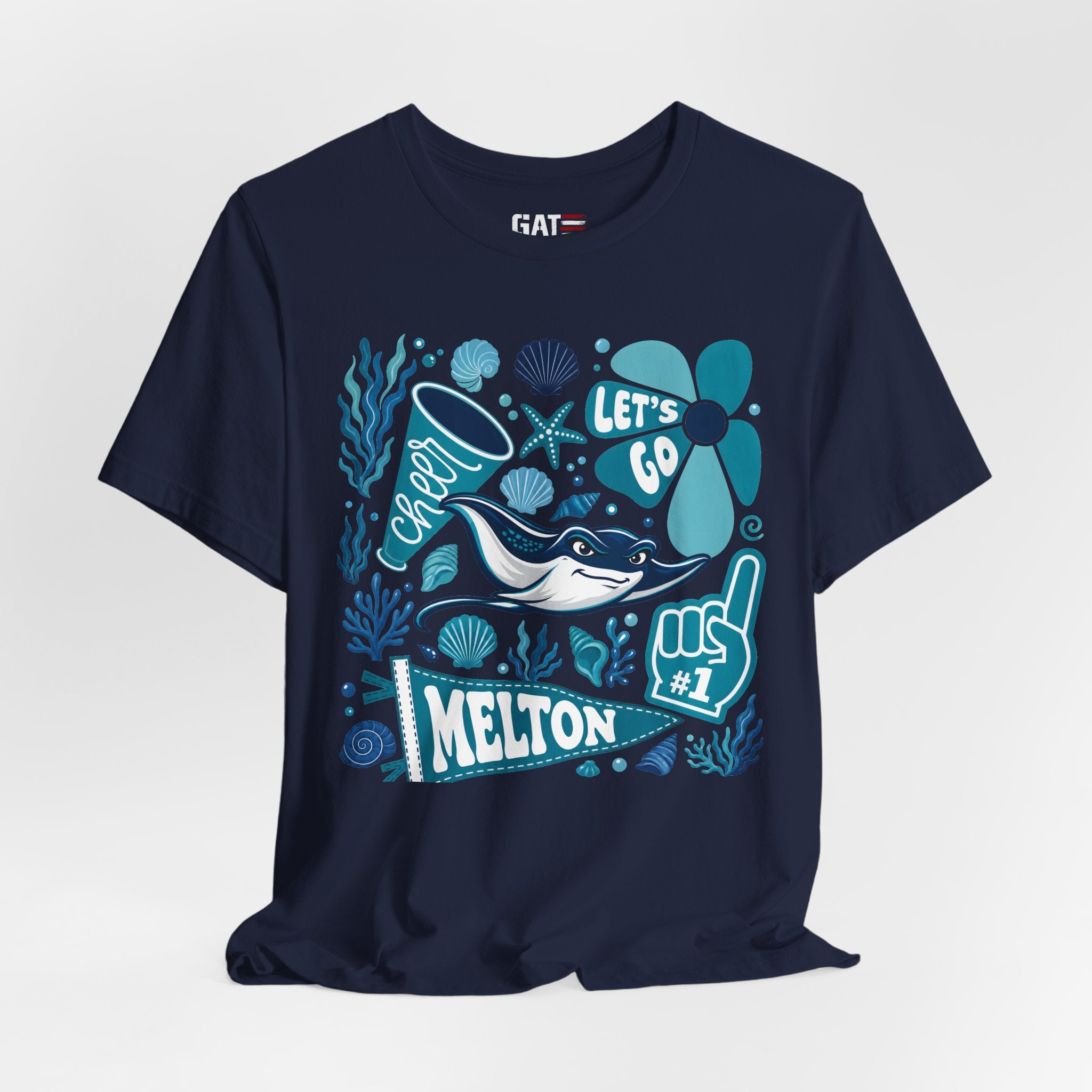 Melton Graphic Tee — 'Let's Go' Ocean Adventure T-Shirt