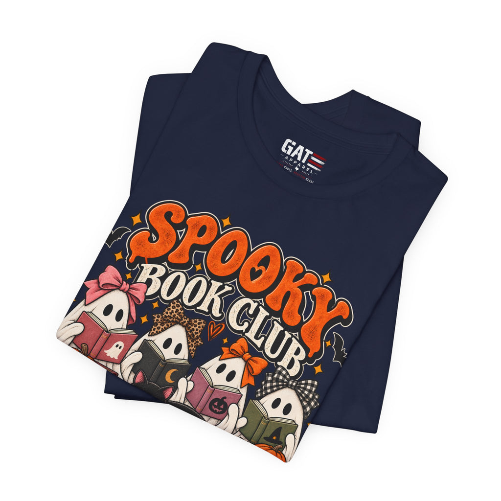 Spooky Book Club Halloween Shirt | Ghost Reading Tee