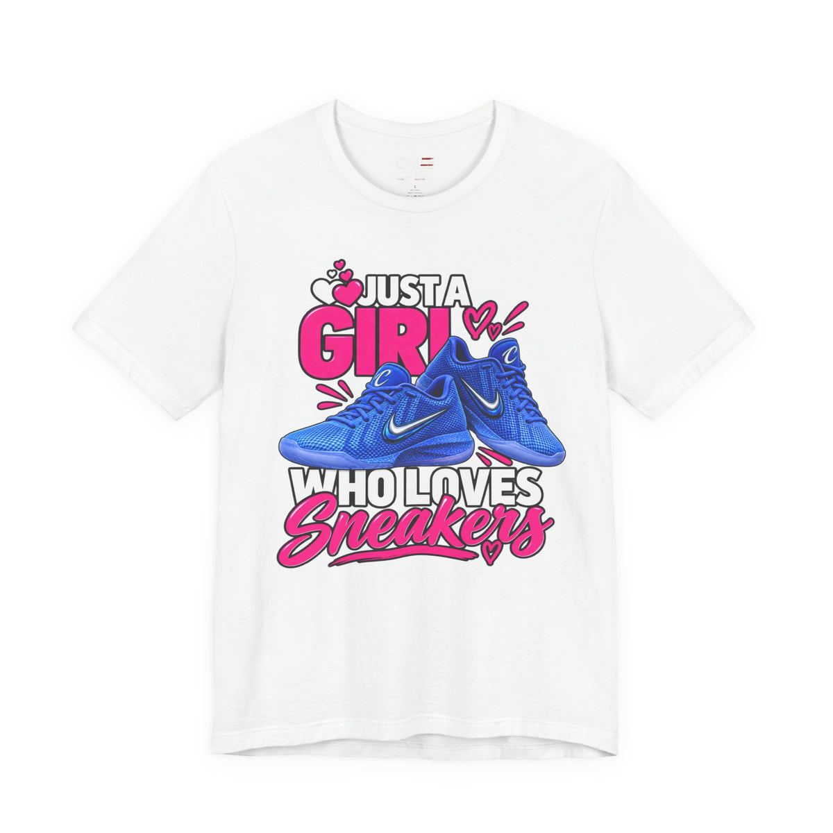Caitlin Clark Caitlin 1s Just a Girl Sneaker Shirt | Style 1