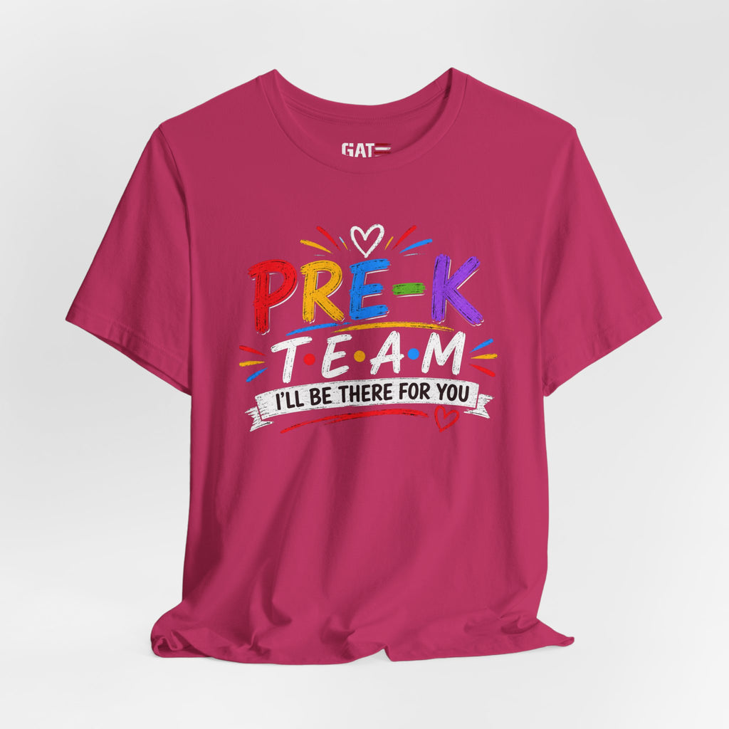 Pre-K Team Tee, Teacher Squad Shirt, Color Dot Inspired Teacher Shirt, Grade Level Team Gift, School Staff Apparel, Friends Theme