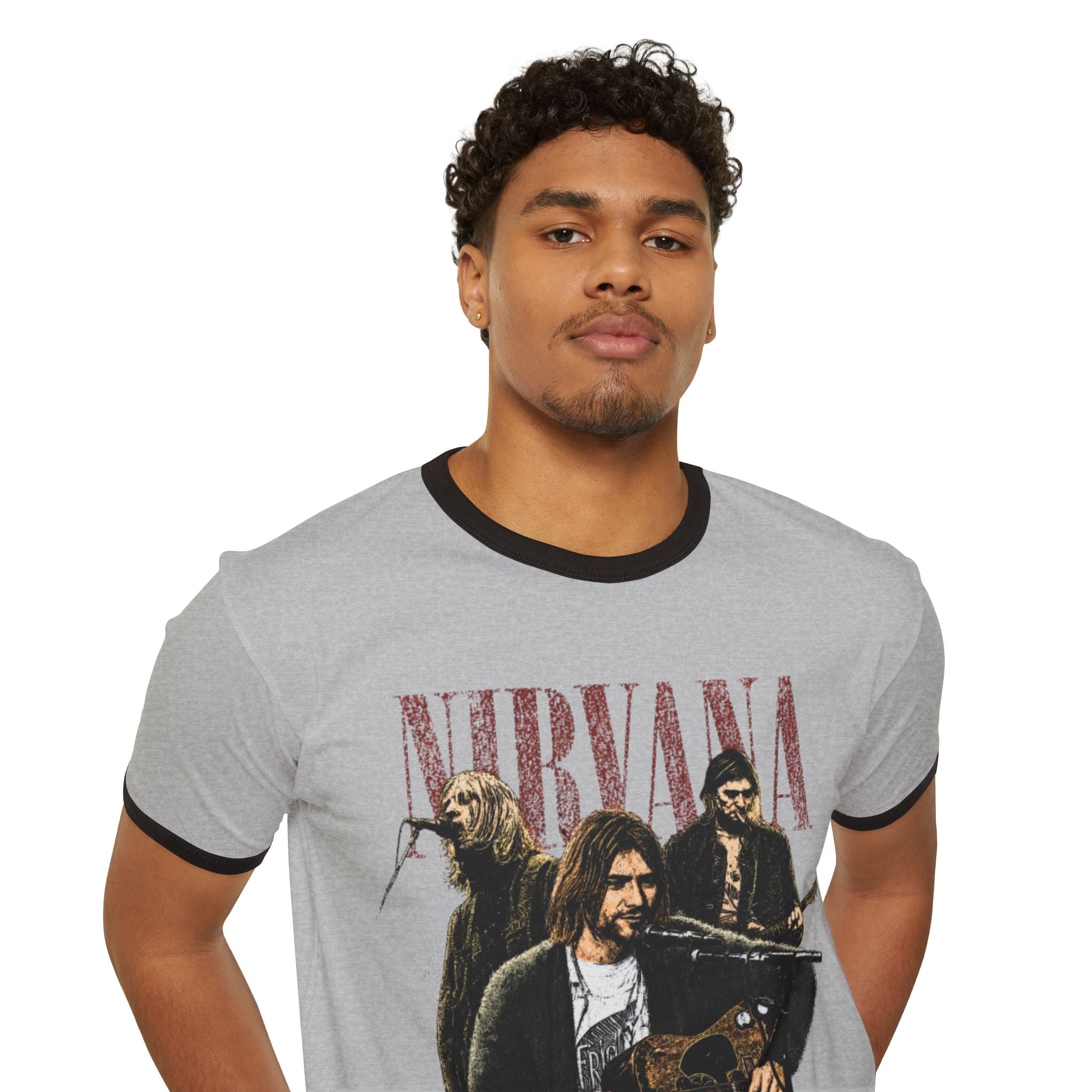 Nirvana Vintage Band Ringer T-Shirt