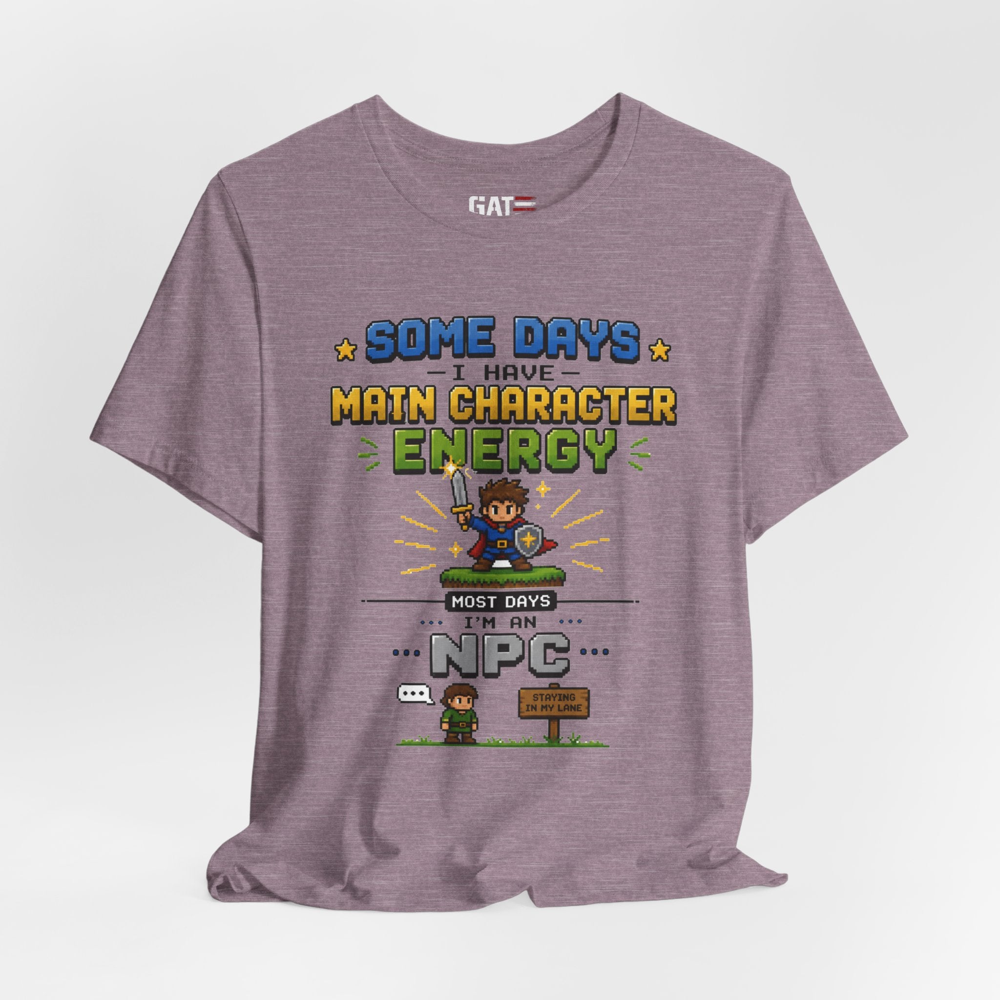 Main Character Energy Shirt | Retro Gaming Tee
