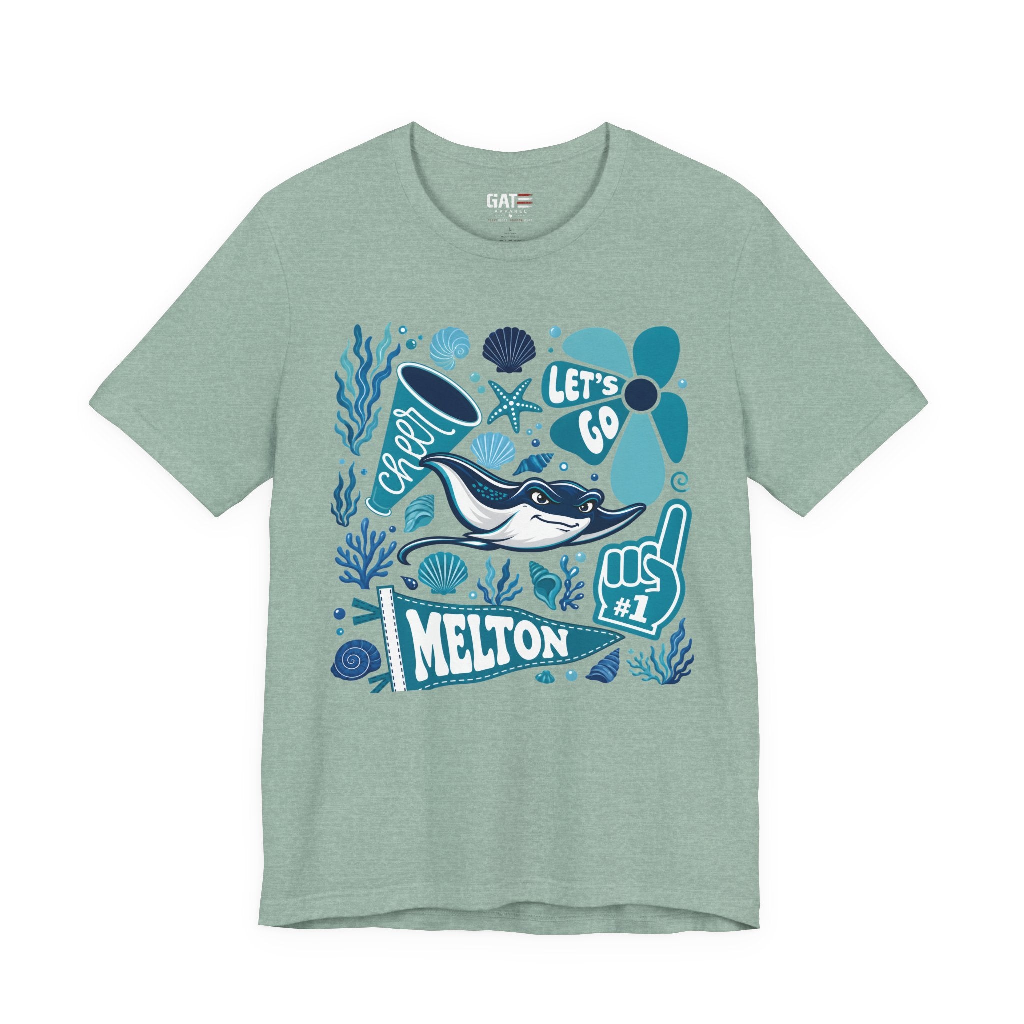 Melton Graphic Tee — 'Let's Go' Ocean Adventure T-Shirt