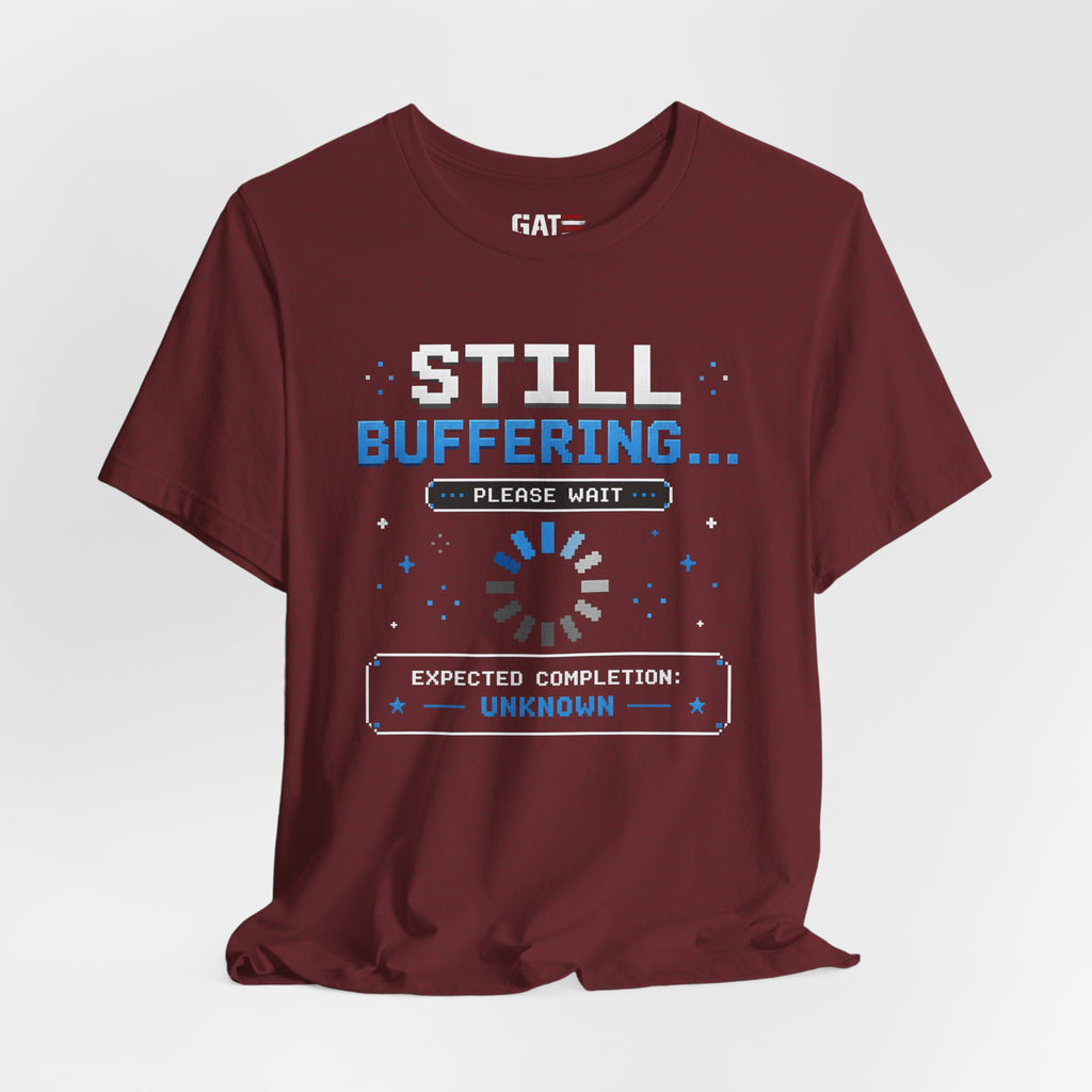 Funny Gamer Shirt, Buffering Shirt, Retro Gaming Tee, Gamer Gift, Video Game Shirt, Loading Screen Humor, Nerd T Shirt
