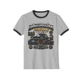 Muscle Car Ringer T-Shirt — "American Muscle Club" Vintage Auto Graphic