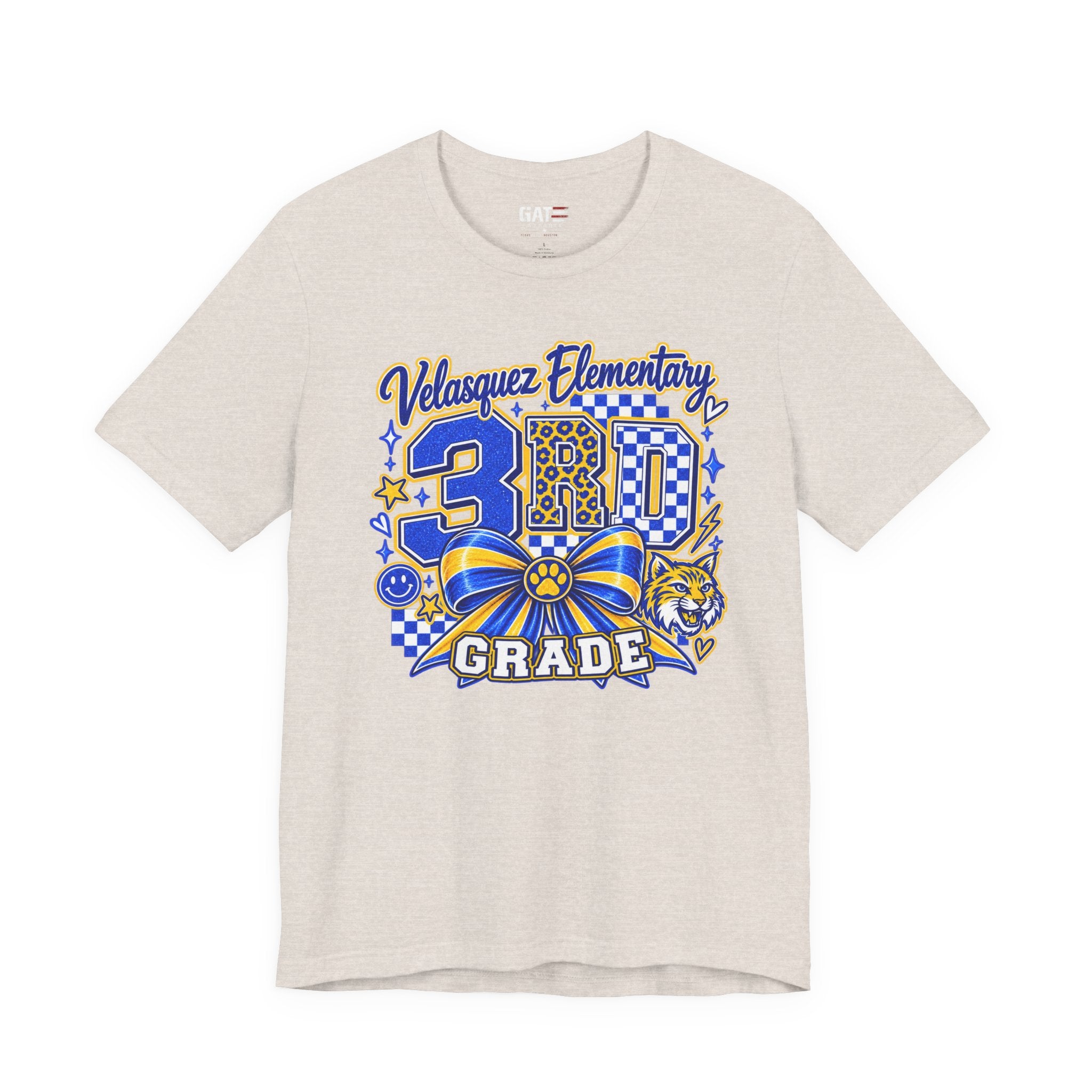 Custom School Shirt Personalized Coquette Bow School Spirit Teacher Student Tee