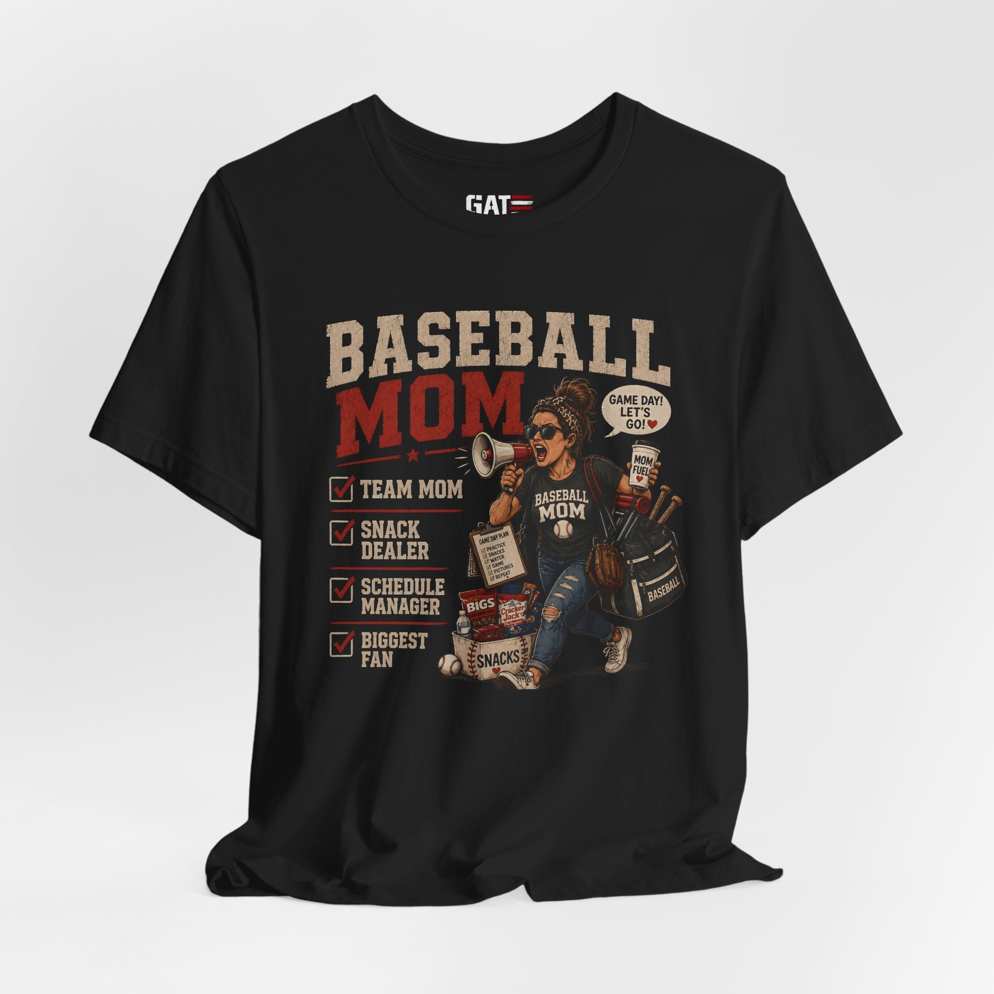 Baseball Mom Shirt, Baseball Mom Gift, Team Mom Shirt, Sports Mom Tee, Game Day Mom Shirt, Baseball Mama Shirt, Snack Dealer, Biggest Fan