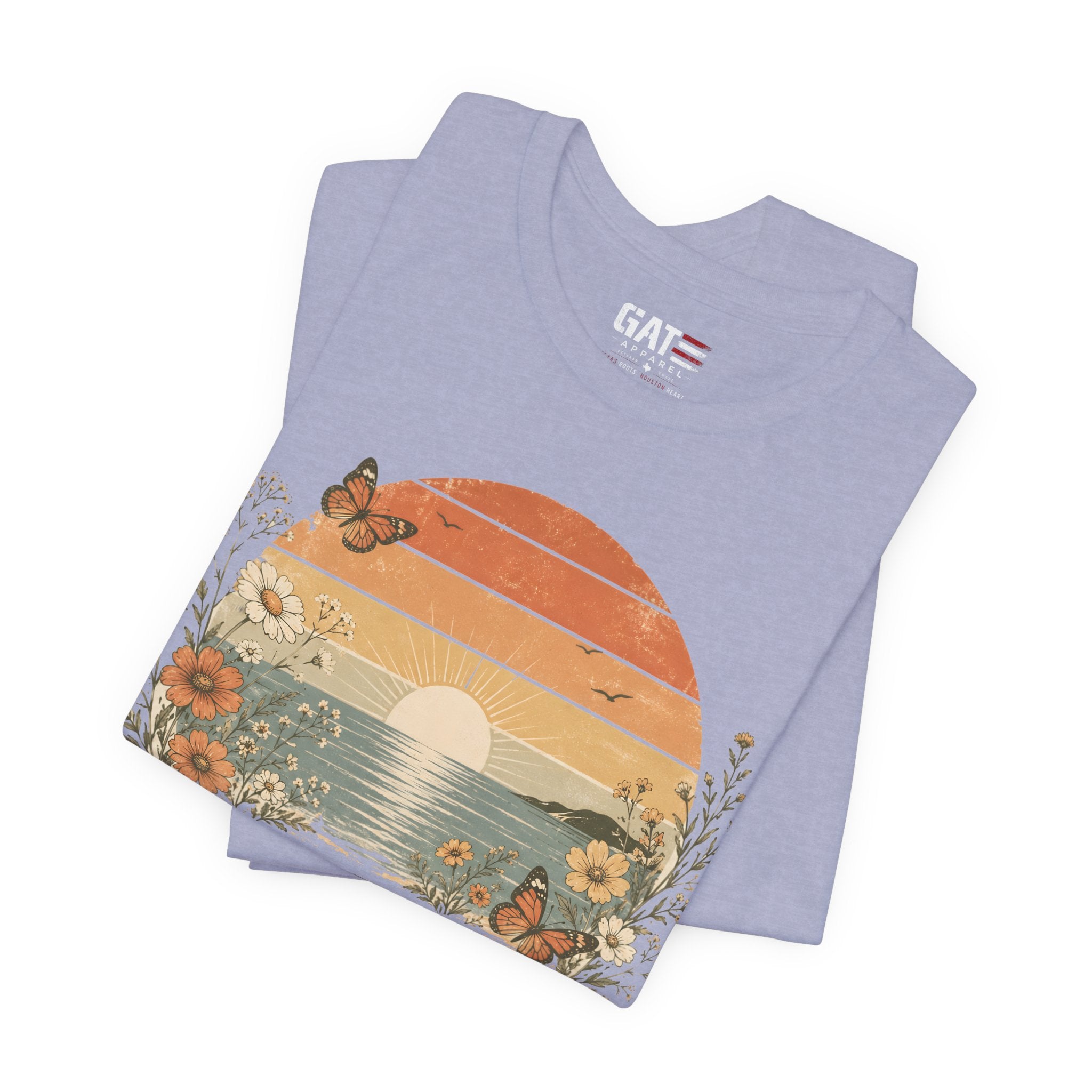 Du Bist Gut Genug Shirt, Viral German Meme Tee, You Are Good Enough Shirt, Butterfly Floral Sunset Aesthetic Tee