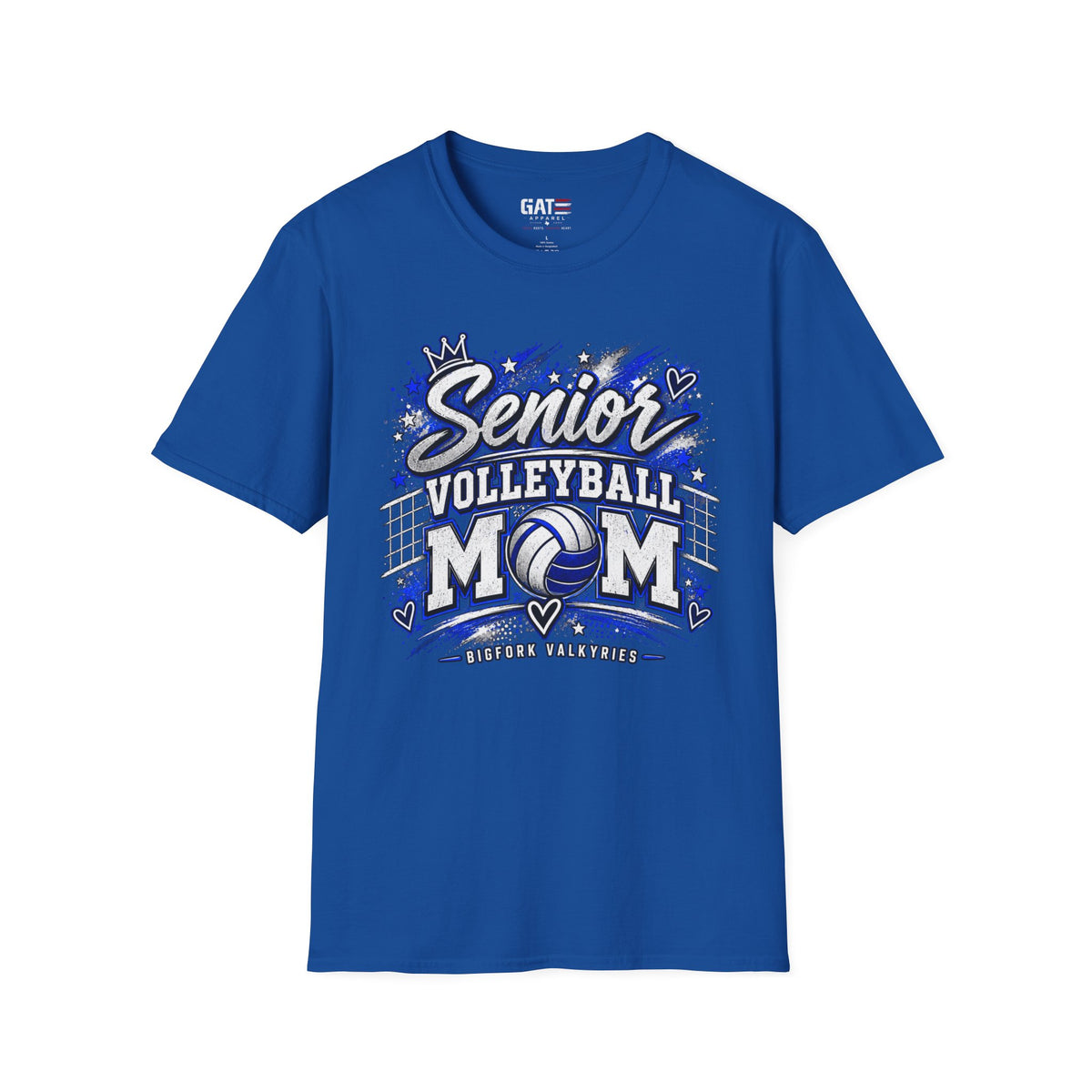Senior Volleyball Mom Photo Shirt | Custom Team & Number