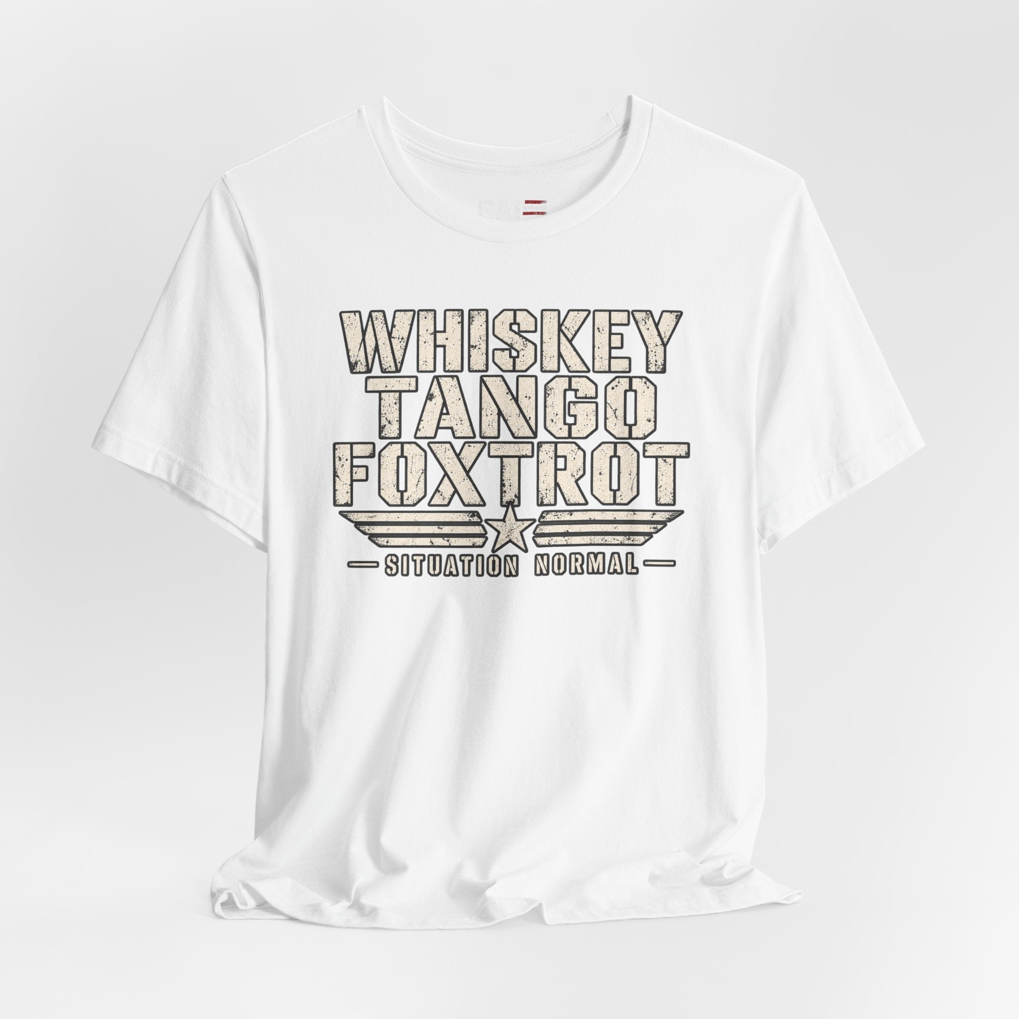 Whiskey Tango Foxtrot Tee — "Situation Normal" Military