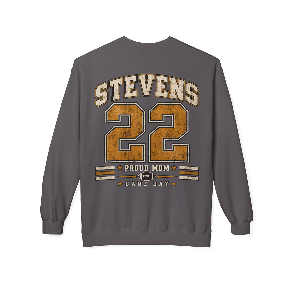 Personalized Football Mom Crewneck Sweatshirt | Custom Player Name & Number