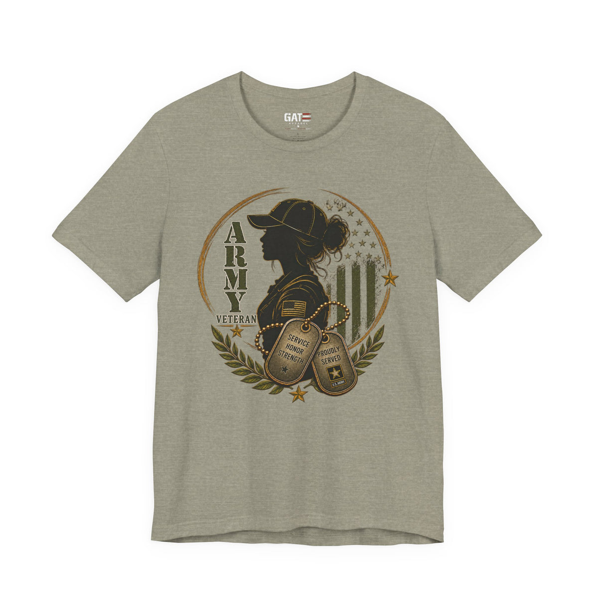 Female Army Veteran Shirt | Women's Military Tee