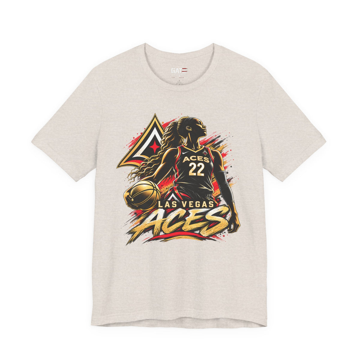 Las Vegas Aces Basketball Shirt – WNBA Game Day Graphic Tee product mockup 9