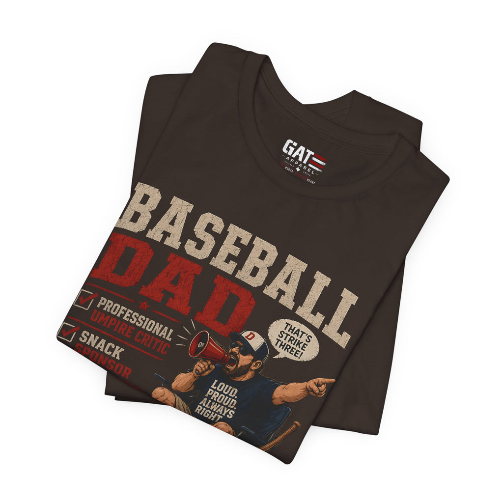 Baseball Dad Shirt, Funny Baseball Dad Gift, Travel Ball Dad Tee, Baseball Parent Shirt, Coach Dad Shirt, Game Day Dad Shirt