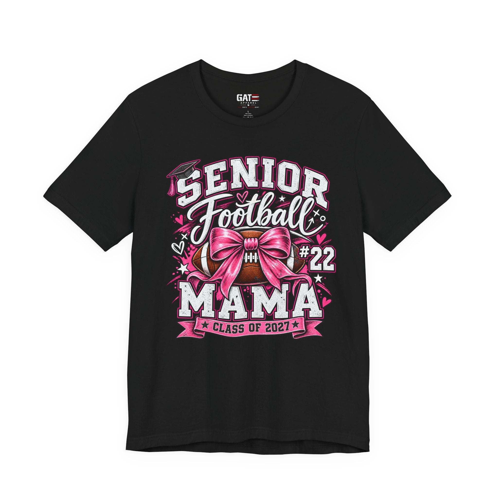 Football Mom Personalized Shirt Custom Player Name Number Helmet Game Day Tee