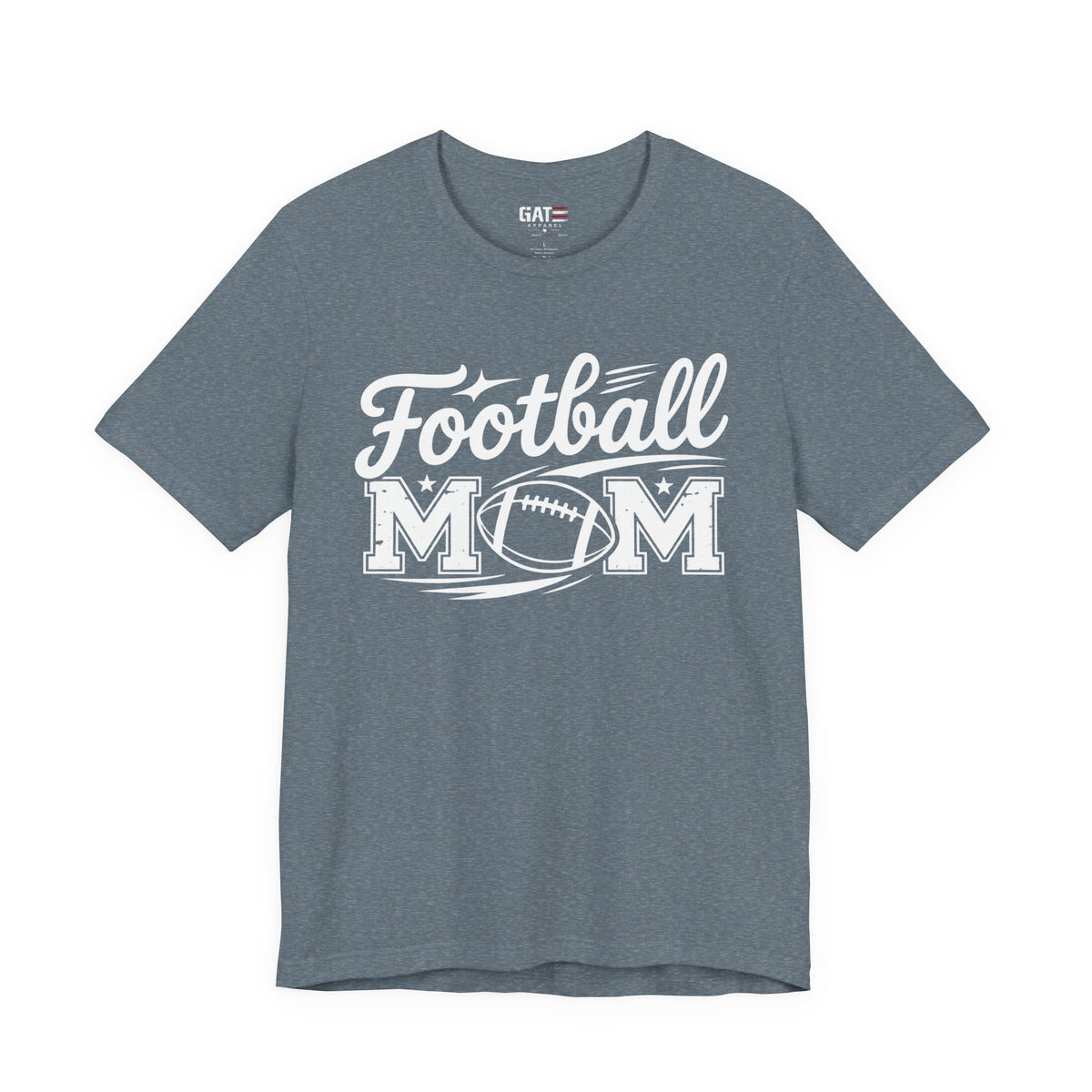 Personalized Football Mom Shirt | Name & Number Tee Style 7