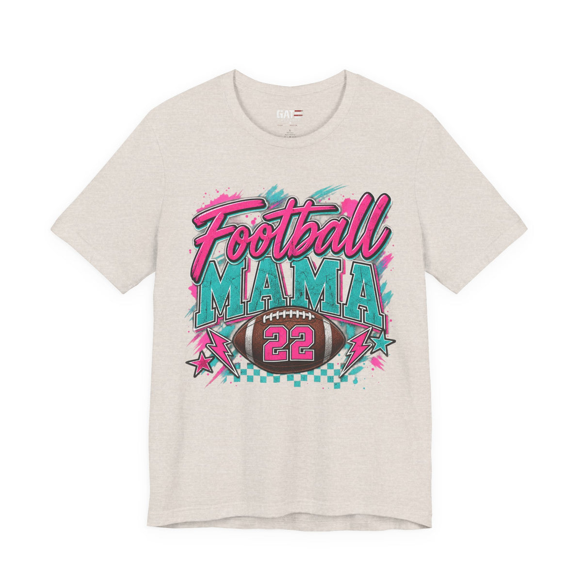 Personalized Football Mom Shirt | Custom Player Name & Number Game Day Tee