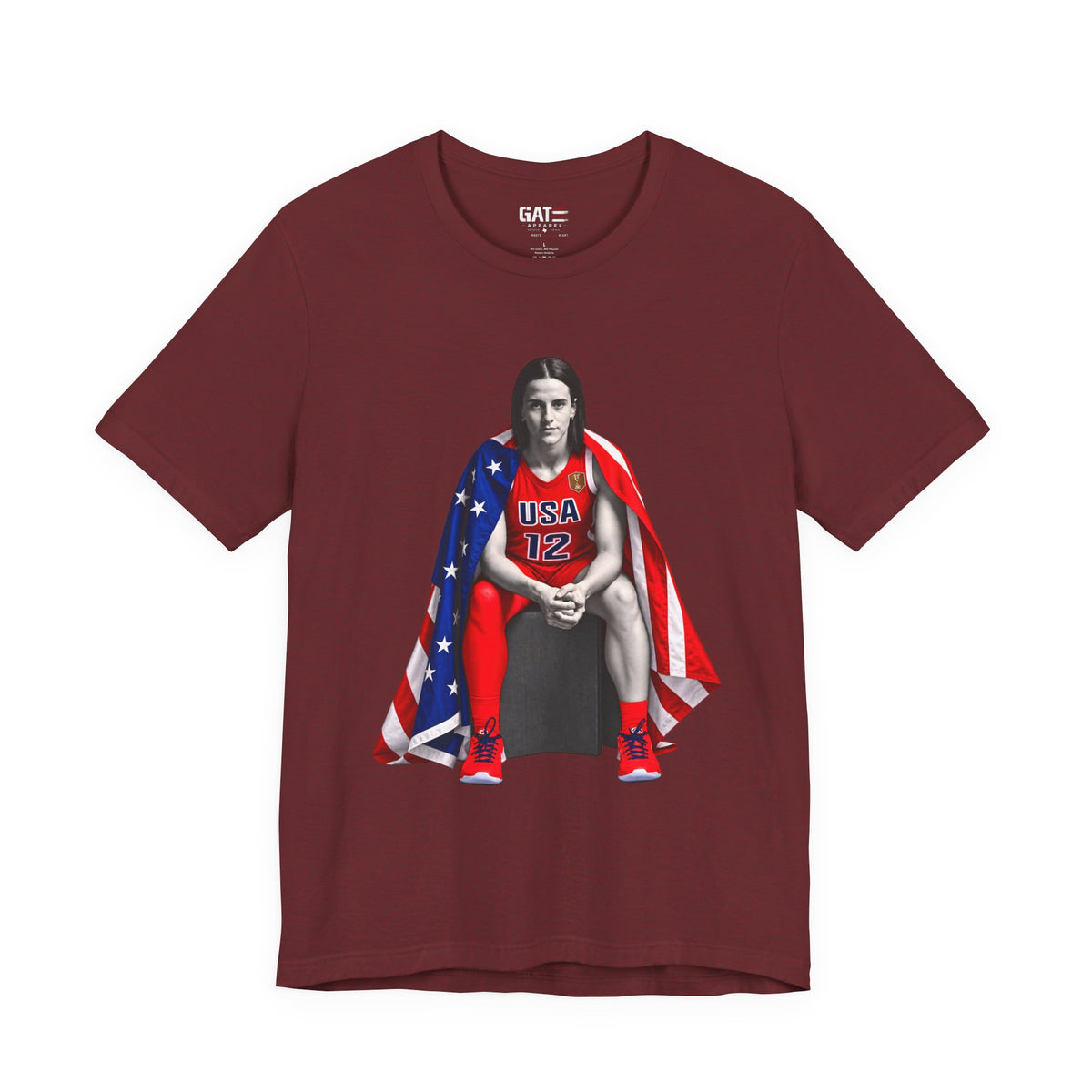 Caitlin Clark Team USA Shirt | Indiana Fever WNBA Tee