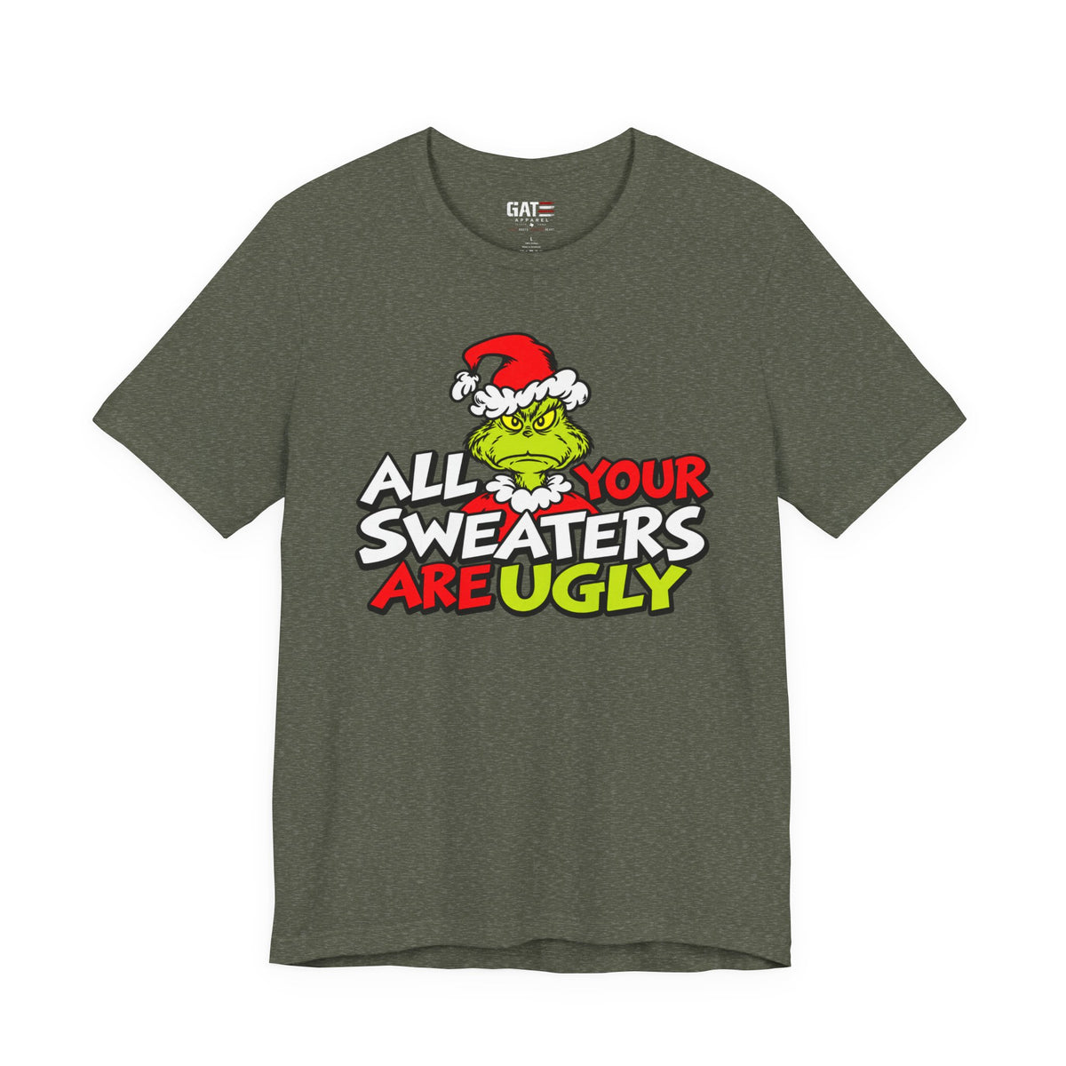 Grinch 'All Your Sweaters Are Ugly' Christmas Tee - product image 5
