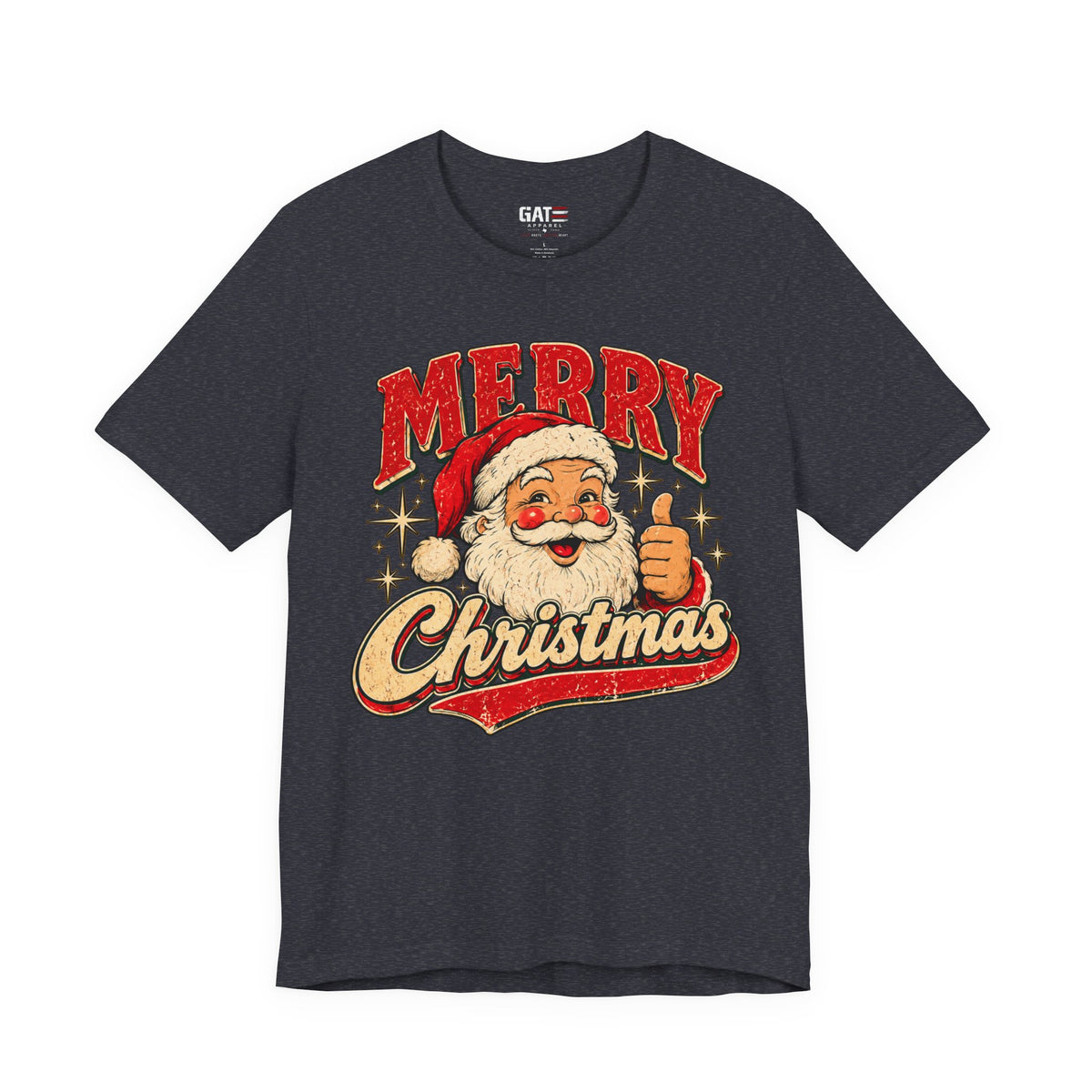 Vintage Santa Christmas shirt color mockup