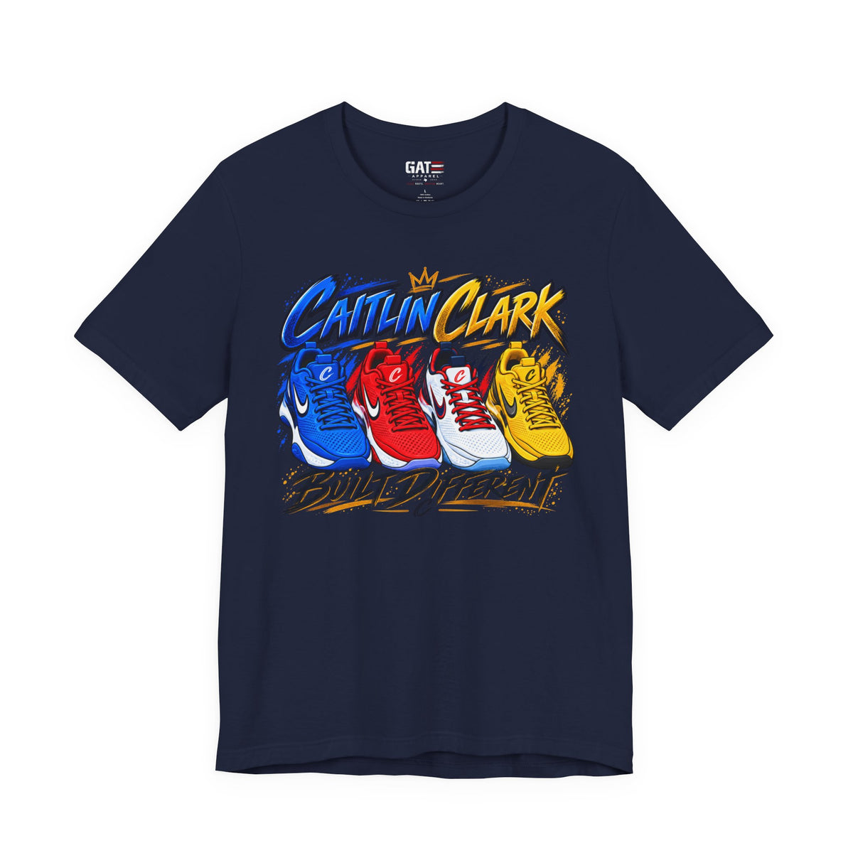 Caitlin Clark Built Different Sneaker Shirt | Indiana Fever Tee