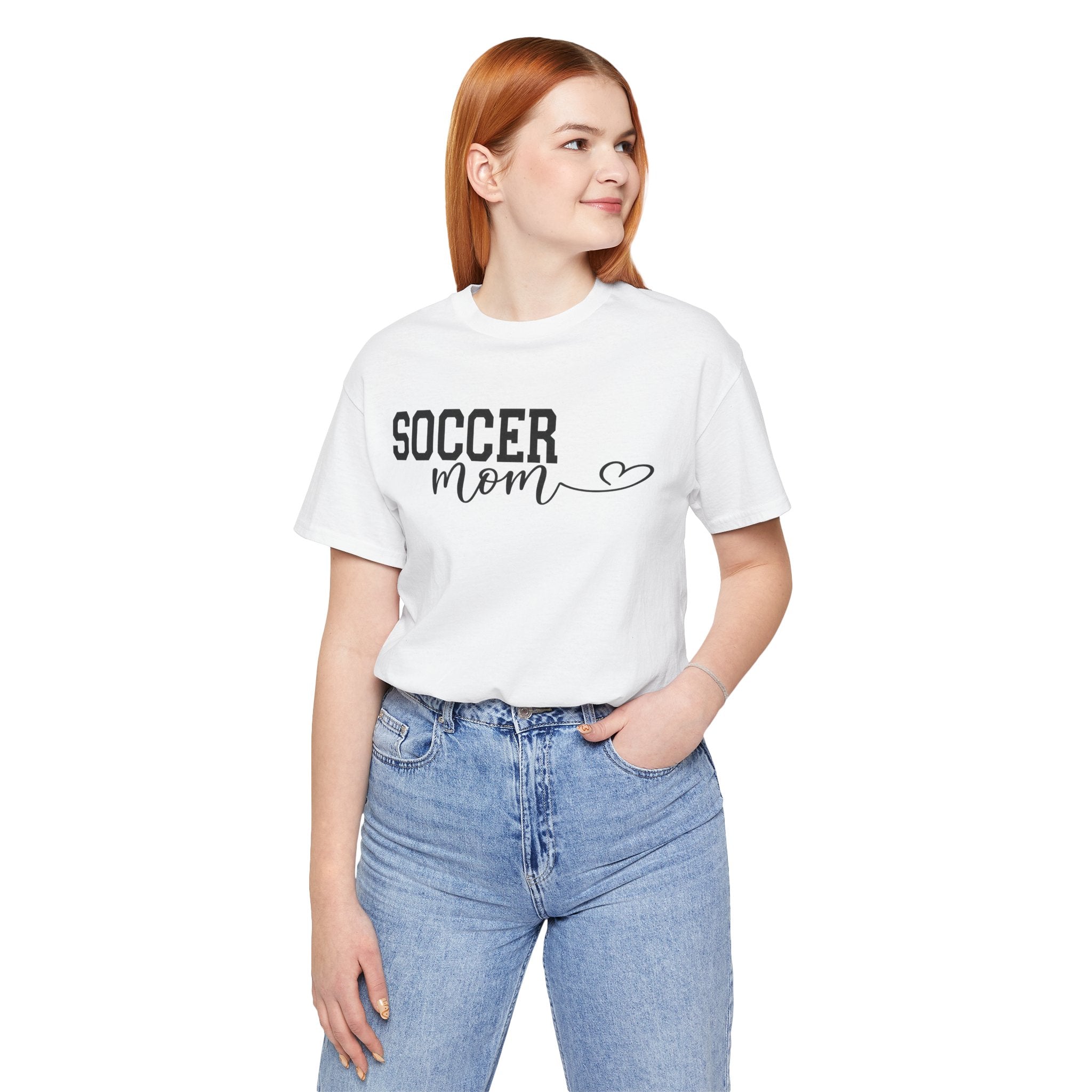 Soccer Mom Tee — Personalized Back Number & Name Soccer Shirt