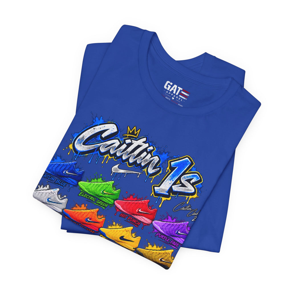 Caitlin Clark Caitlin 1s Sneaker Shirt | Indiana Fever Tee